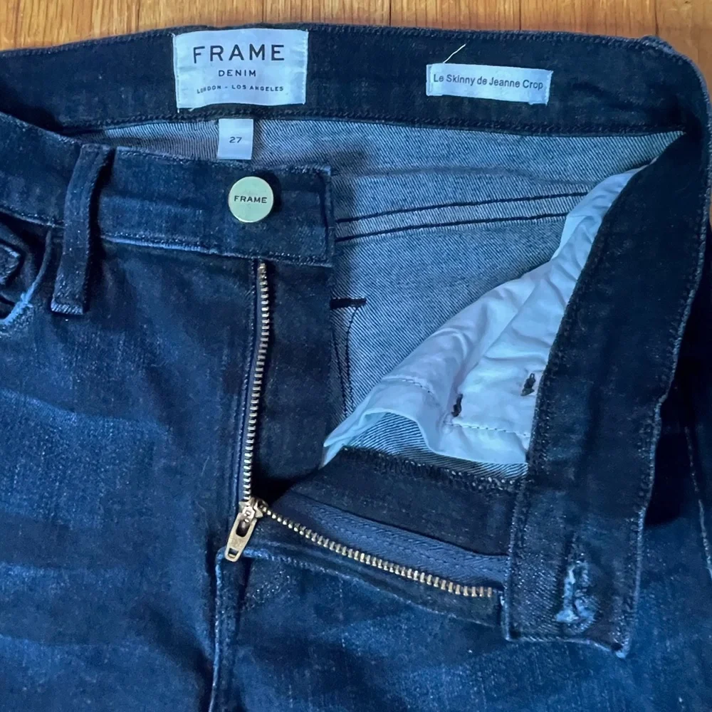 FRAME LE SKINNY DE JEANNE CROP - LAURETTA Women’s 27 Org $210.